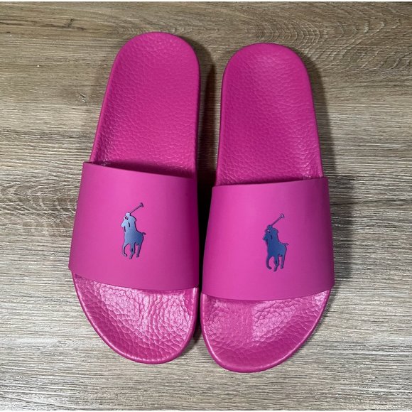 Polo Ralph Lauren Signature Big Pony Slide Sandals - Picture 3 of 7